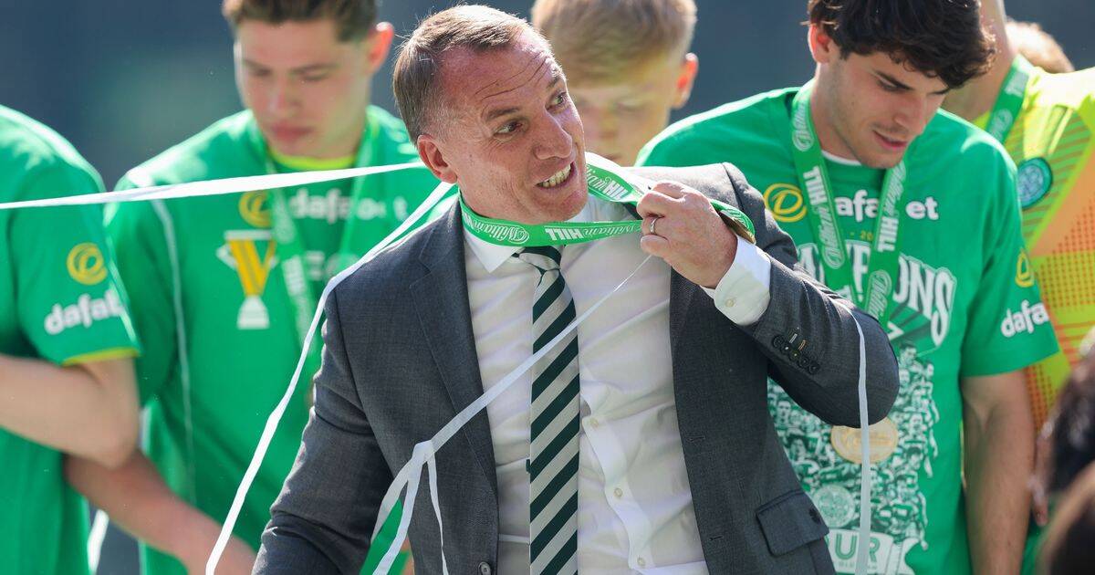 Brendan Rodgers quizzed on Celtic Premiership title medal with champions holding gong purchase option