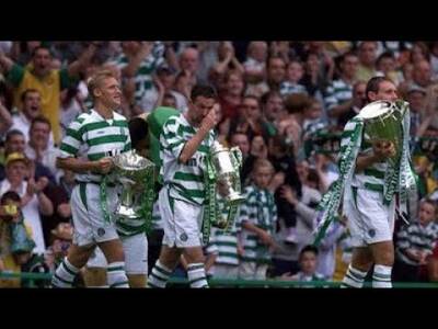 Celtic Treble Winners 2001