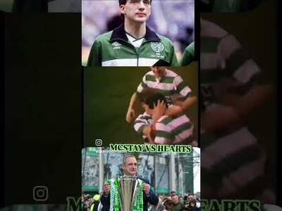 PAUL MCSTAY VS HEARTS! #themaestro #celticfc #80sfootball