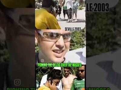 TAY BAIG IN SEVILLE IN 2003, CELTIC OVER THE MISSES #hailhail #celticfc