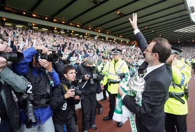 Martin O’Neill’s cup final record as Celtic Manager