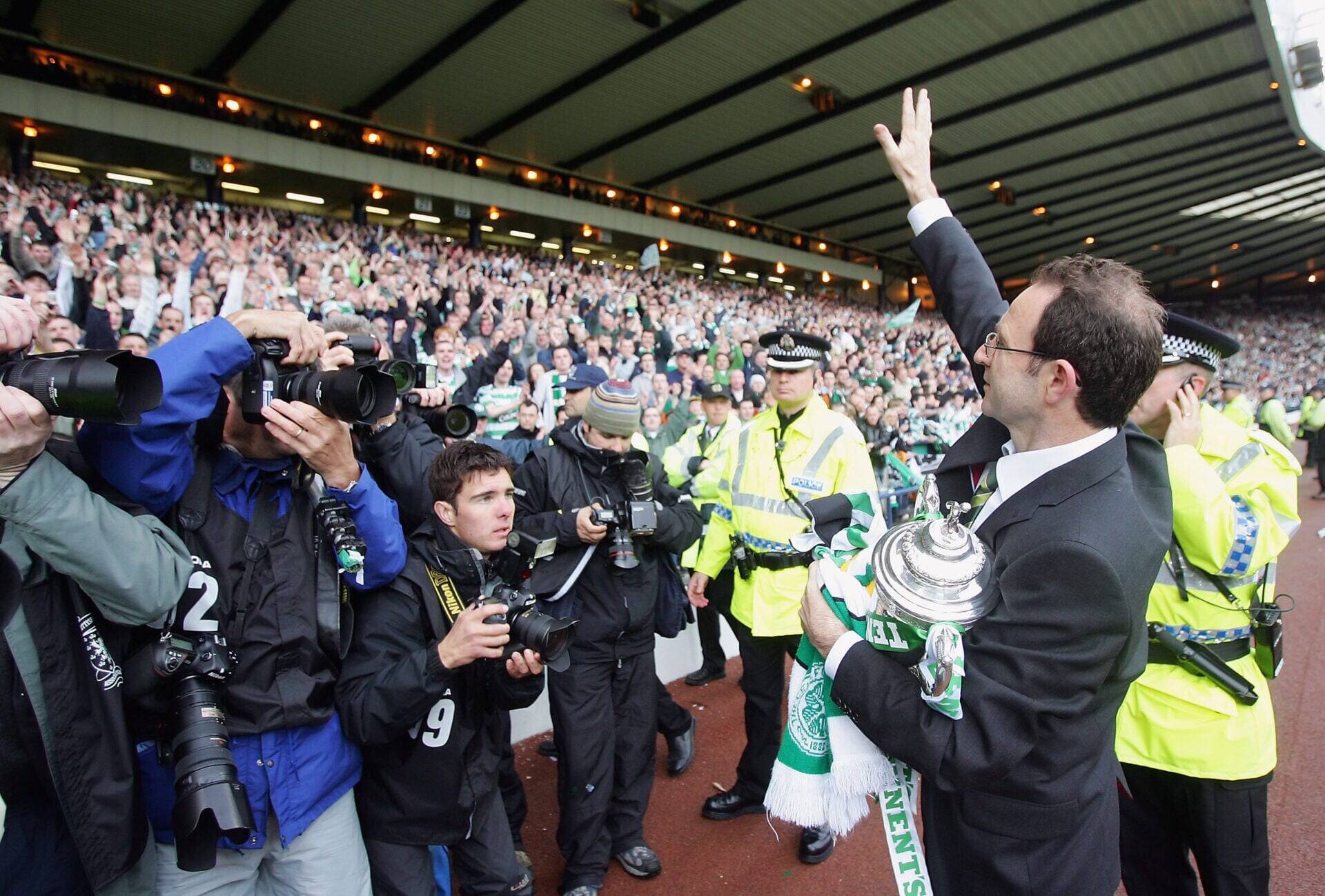Martin O’Neill’s cup final record as Celtic Manager