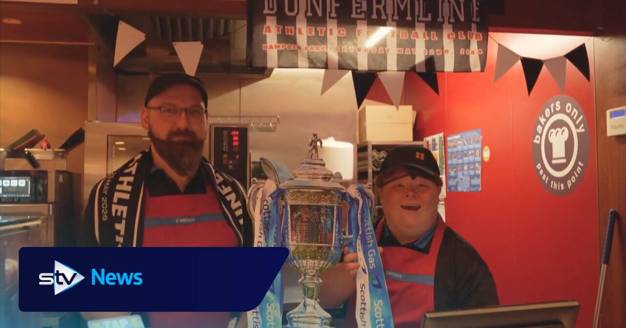 Dunfermline take ‘Scottish Cup’ on tour as town ‘prays for Pars win’ ahead of Hampden final