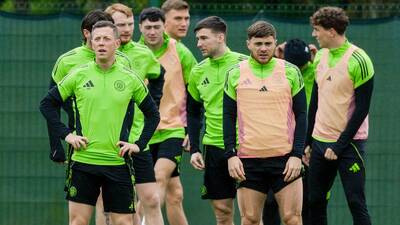 Scottish Cup Final Training Gallery: Celtic v Dunfermline Scottish Cup Final Training Gallery: Celtic v Dunfermline