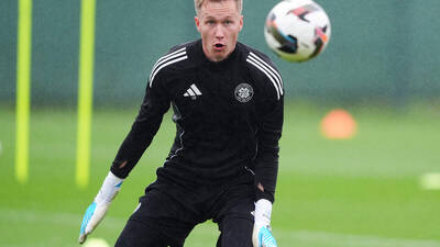 Goalkeeper Viljami Sinisalo hoping Celtic can complete League and Cup double