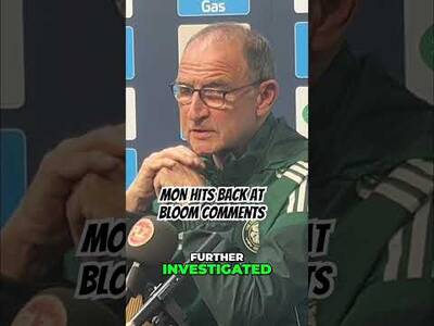Martin O’Neill hits back at Tony Bloom pitch invasion comments #celtic #celticfc #heartsfc