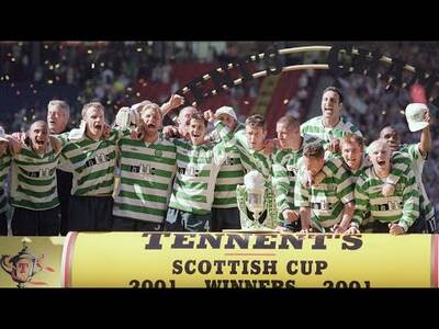 Celtic Treble Winners 00/01 Martin O’Neill 1St Season