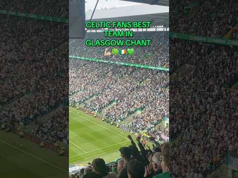 💪🏼🍀 Celtic fans BEST TEAM IN GLASGOW! Chant | Celtic 3-1 hearts #celtic #celticfc