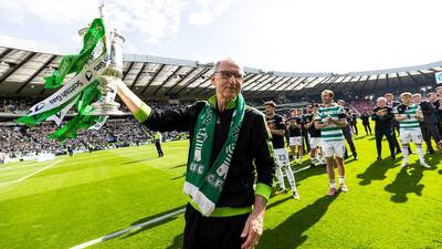 Martin O’Neill: I could never have dreamt of being a double winner with Celtic again