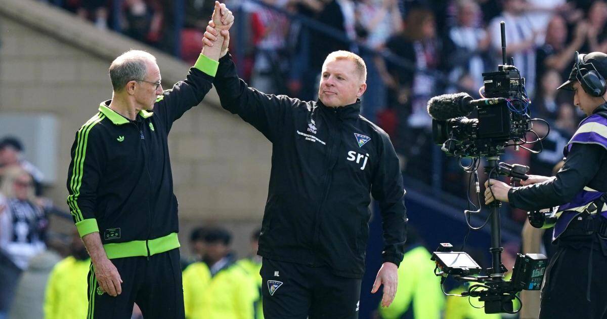 Neil Lennon’s classy Martin O’Neill gesture at end of Celtic Scottish Cup win