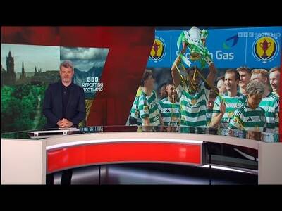 BBC Scotland News Report On Celtic Winning The Scottish Cup Final | Celtic 3-1 Dunfermline