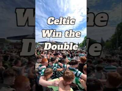 Celtic Win The Double | Best fans in the World 🍀💚🍀