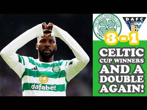 CELTIC 3 Dunfermline 1: A Double For CELTIC: A Great Season In The End!!