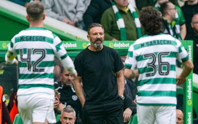 Has Celtic’s title broken McInnes? The Hearts boss has fallen off the radar.