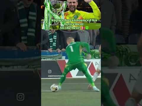 KASPER SCHMEICHEL HAS ANNOUNCE HIS RETIREMENT FROM FOOTBALL. ALL THE BEST! #kasperschmeichel #celtic