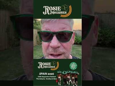 Tommo ready for Celtic Supporters Festival in Spain #celticfc #festival #spain