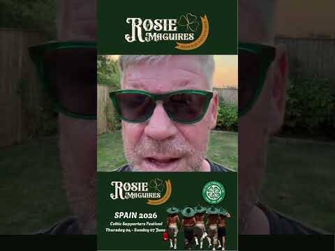 Tommo ready for Celtic Supporters Festival in Spain #celticfc #festival #spain