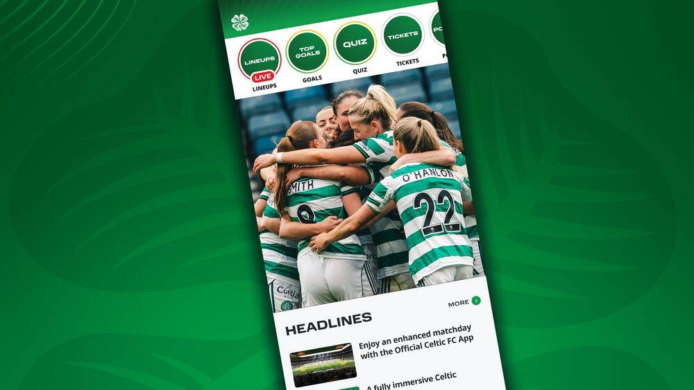 Follow the Ghirls’ Cup Final Build-Up on the Official Celtic FC App