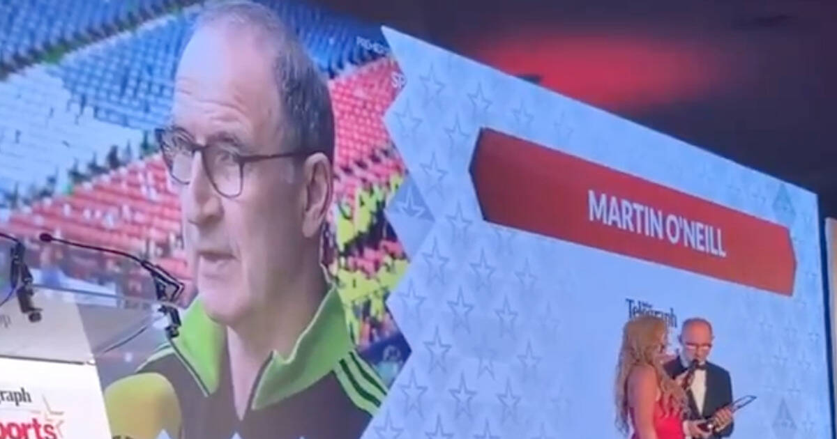 Martin O’Neill drops loaded Celtic next manager update then jabs ‘crass’ Rangers diehard during award speech