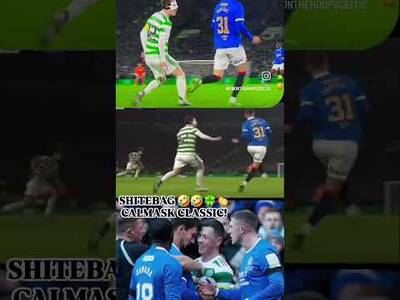THE ICONIC CALLUM MCGREGOR MASK DERBY PERFORMANCE 🙌 💚🍀 #callummcgregor #celticfc #glasgowderby