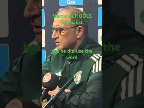 🔥 Martin O’Neill CALLS OUT journalist’s anti-Celtic pitch invasion narrative