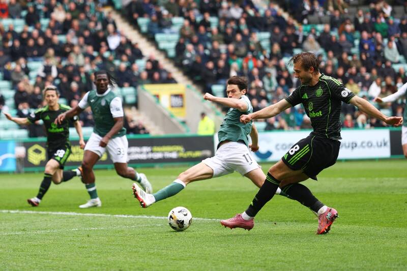 Celtic ‘should’ve had a penalty’ vs Hibs as Willie Collum reviews VAR audio