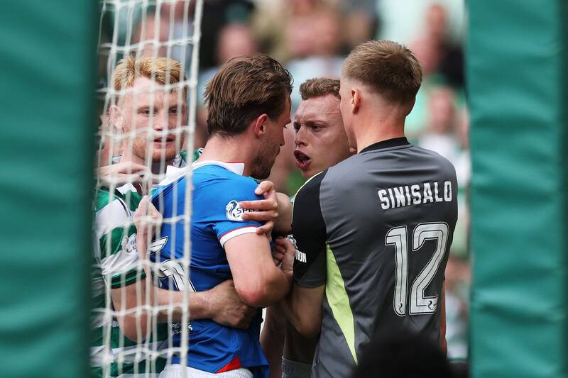 VAR audio rubbishes red card shouts for Alistair Johnston’s Celtic tackle vs Rangers