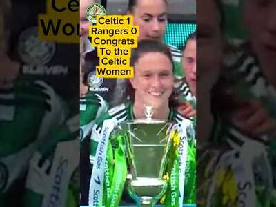 Congratulations to the Celtic Women lifting the Scottish cup vs Rangers