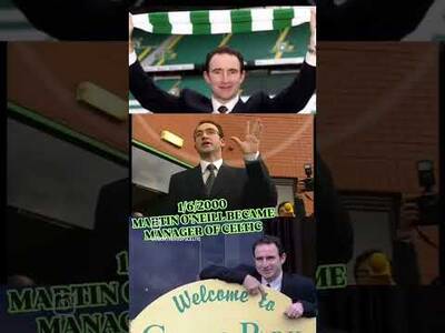 Otd 2000 Martin O’Neill Became Manager of Celtic! Will History Repeat Itself?