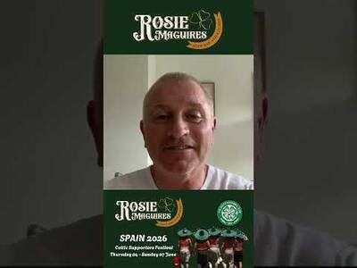 Tommy Johnson looks forward to the Celtic Supporters Festival in Cabo Roig Spain #celticfc