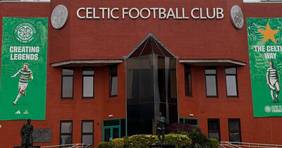 X-rated Celtic banner displayed outside Parkhead as fans go swinging for Robbie Keane and Dermot Desmond