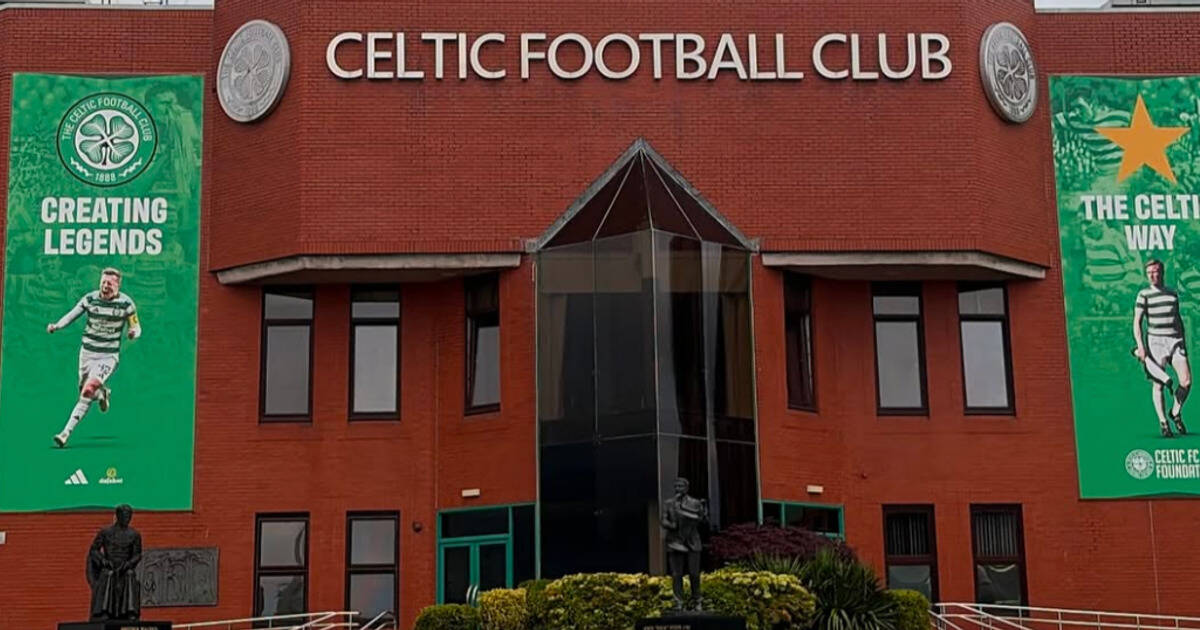 X-rated Celtic banner displayed outside Parkhead as fans go swinging for Robbie Keane and Dermot Desmond
