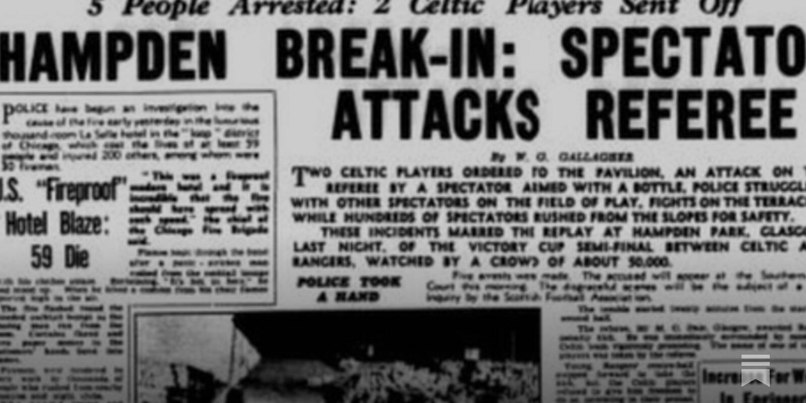 Controversy at the 1946 Victory Cup