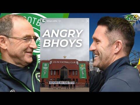Celtic fans PROTEST at Celtic park