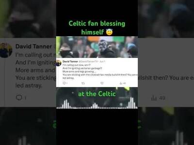 ✝️ David Tanner DOUBLES DOWN on Celtic fan Ibrox row 💥