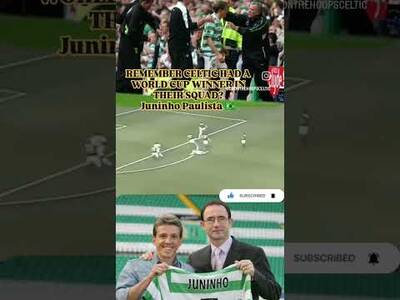REMEMBER CELTIC HAD A WORLD CUP WINNER IN THEIR SQUAD? Juninho Paulista #BRASIL #WORLDCUP #CELTIC