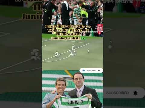 REMEMBER CELTIC HAD A WORLD CUP WINNER IN THEIR SQUAD? Juninho Paulista #BRASIL #WORLDCUP #CELTIC