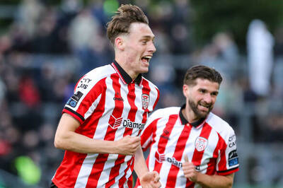 Clarke on the double as Derry City sign off from temporary Celtic Park home with big win