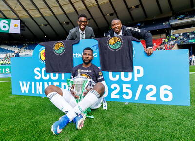 Adamu and Balikwisha played a part in Celtic’s double