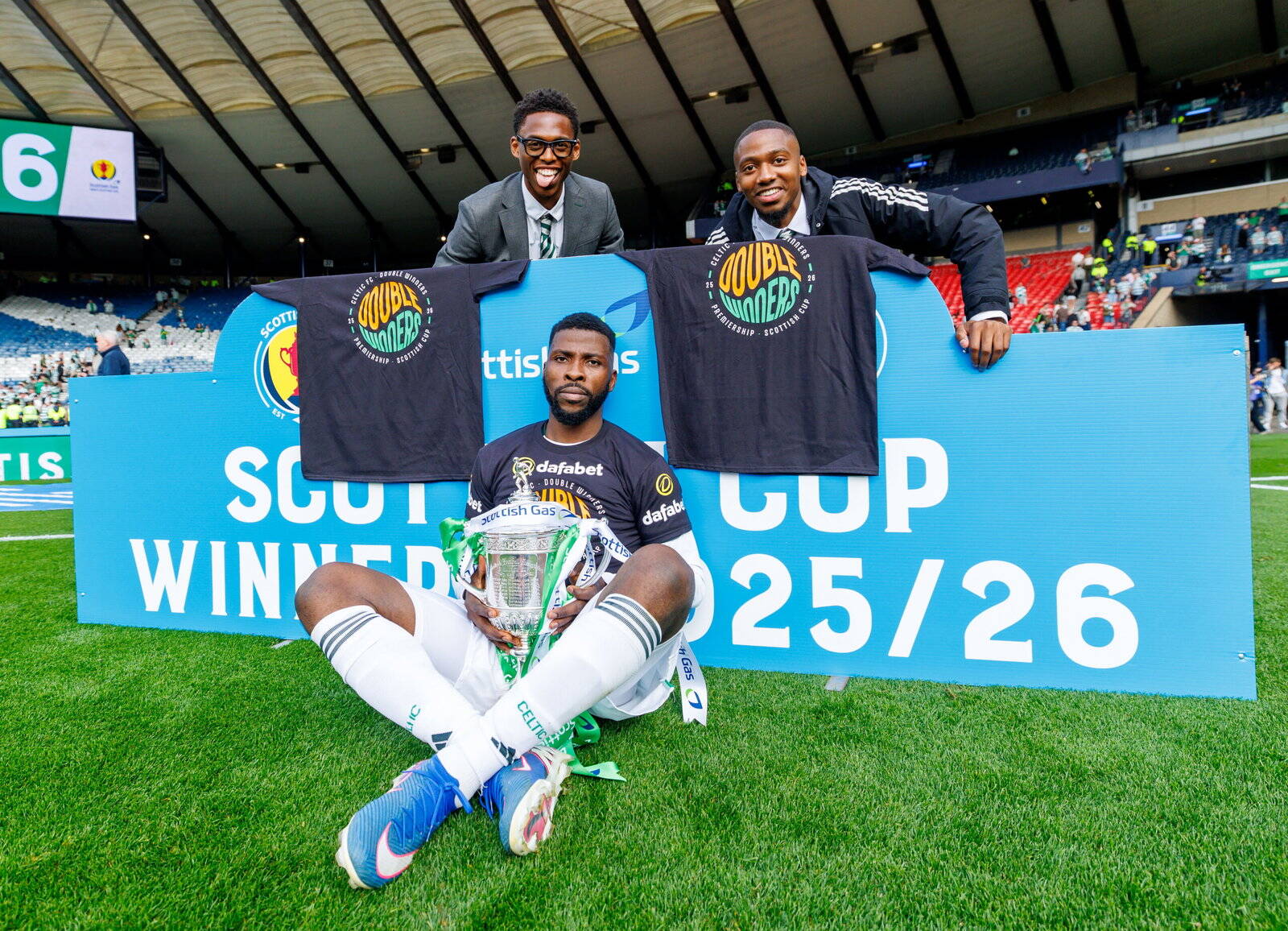 Adamu and Balikwisha played a part in Celtic’s double