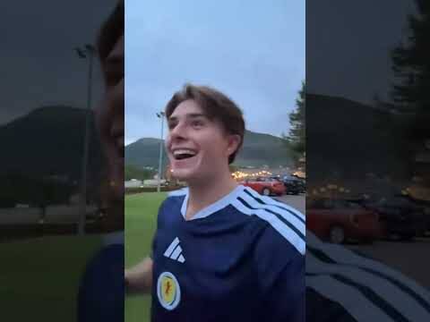 Scotland fan singing ALONE Scotland fan singing ALONE