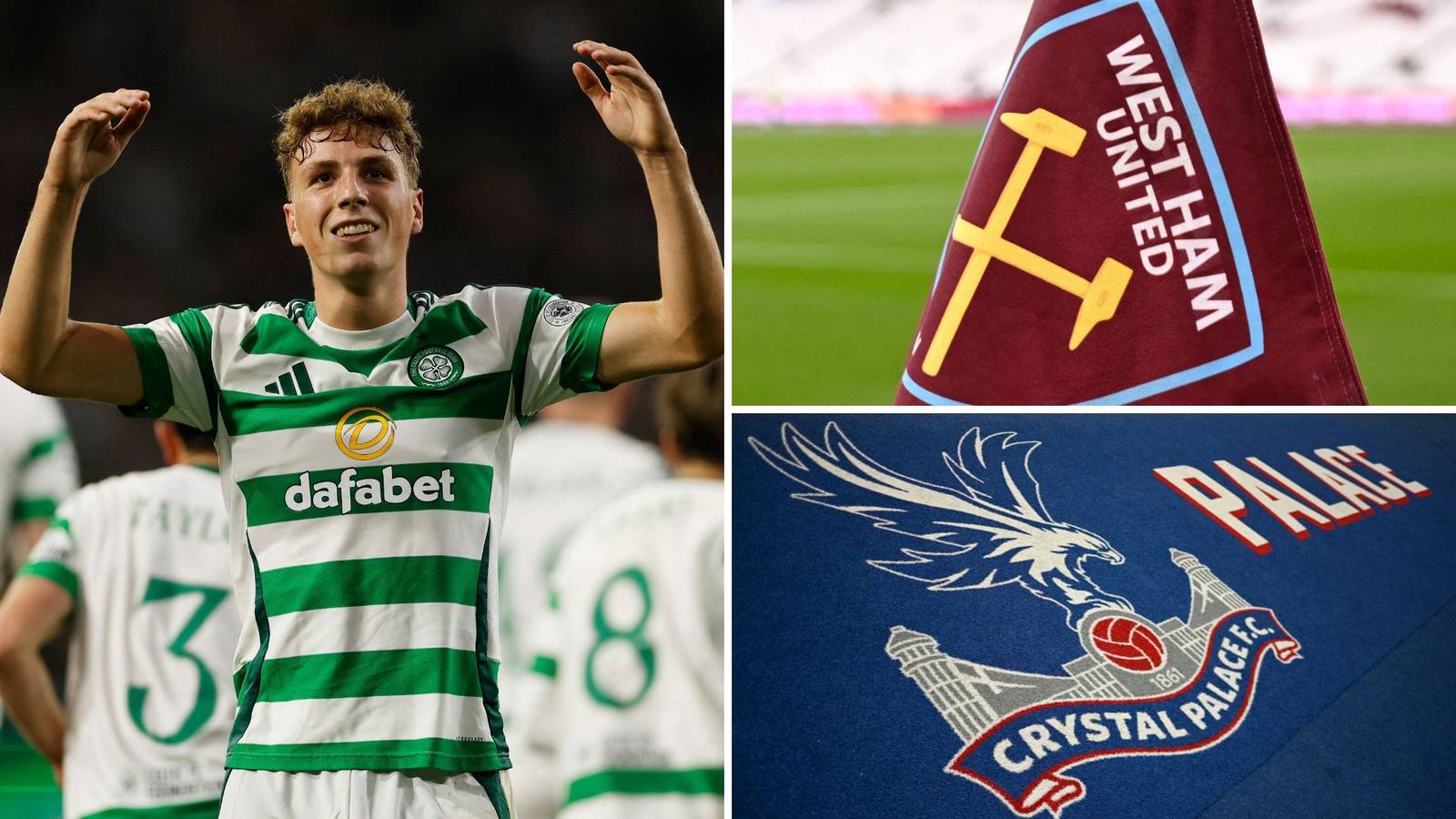 West Ham face Crystal Palace transfer threat over Celtic’s Arne Engels