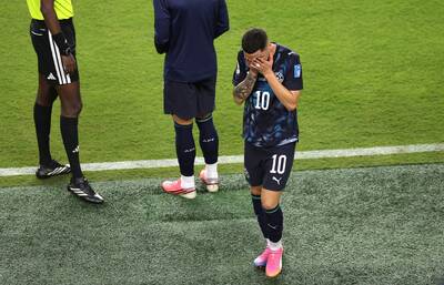 Why Celtic won’t see Miguel Almiron World Cup red card rule for covering his mouth in the SPFL