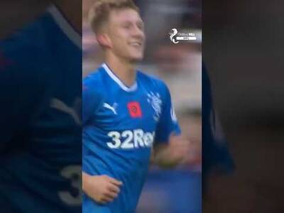 Ross McCrorie’s first Rangers goal 🔵