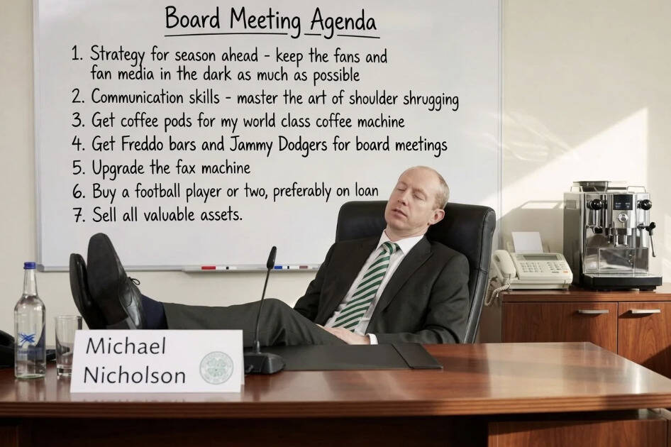 As all of the other clubs in the Scottish Premiership build for next season, the Celtic board see doing nothing as the best option to retain our title