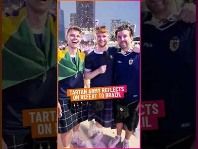 Tartan Army reflect on defeat to Brazil