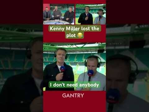 😂 Kenny Miller took the huff with Kris Boyd at Celtic Park