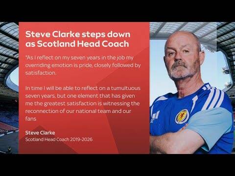 Steve Clarke QUITS As Scotland Manager After World Cup Exit