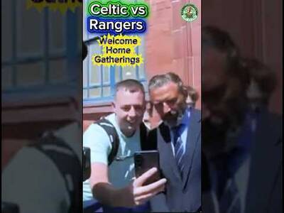 Lets compare welcome home crowds with Celtic & Rangers