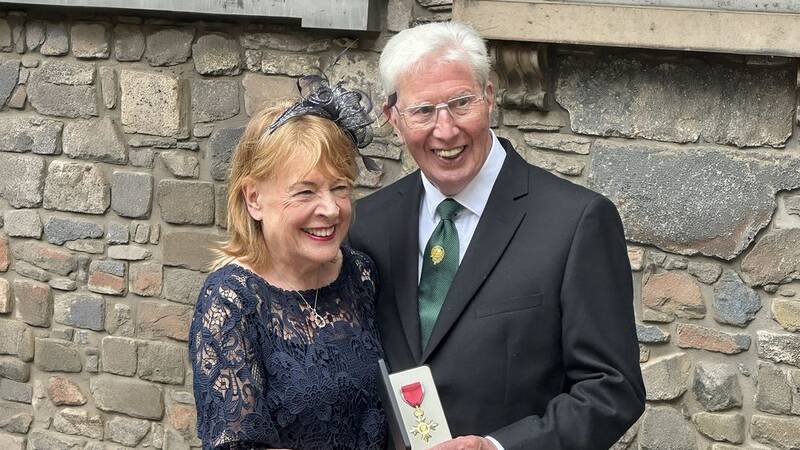 Holyrood honour for Jim Craig as he receives his OBE